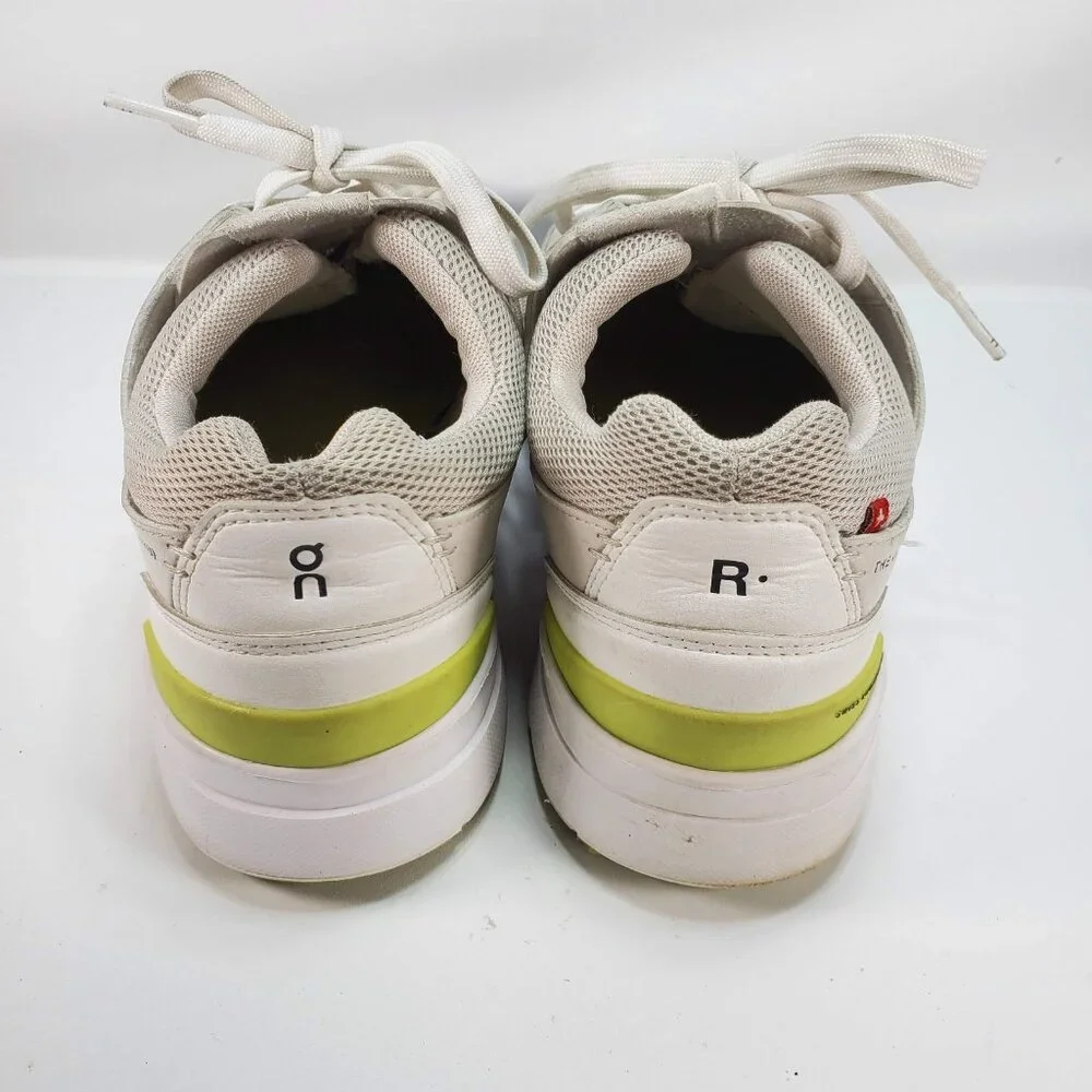 On THE ROGER Clubhouse CloudTec Womens 9 Tennis Sneakers White‎ Yellow